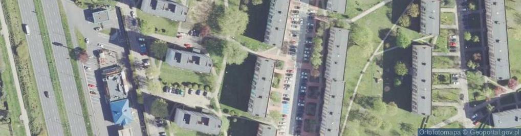 Zdjęcie satelitarne Usługi Szkoleniowe Kursy BHP i P Poż Leszno