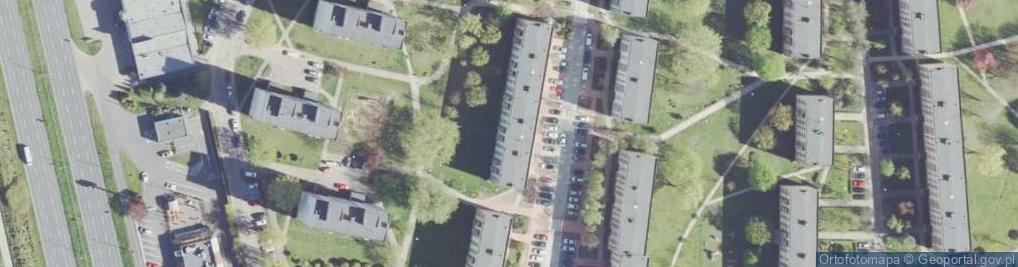 Zdjęcie satelitarne Usługi Transportowe Auto Handel Leszno