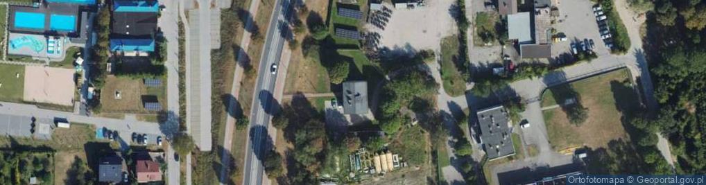 Zdjęcie satelitarne Usługi Transportowe Ciężarowe Handel Art Przemysłowymi Pośrednictwo Handlowe S CH i M Jachlewscy