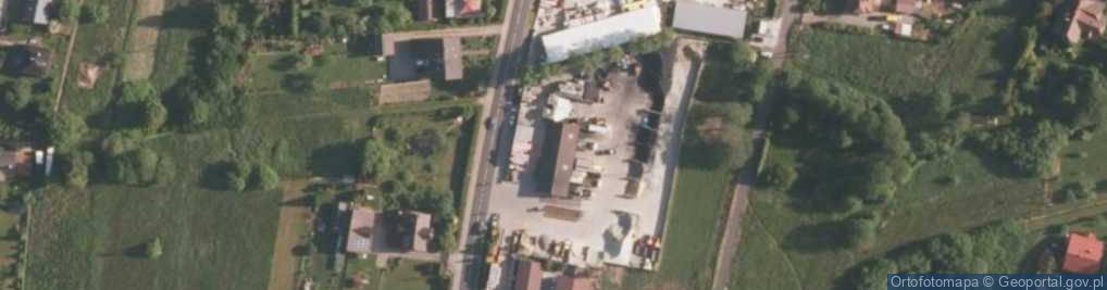 Zdjęcie satelitarne Usługi Transportowe Handel Opałem Materiałami Budowlanymi i Złomem Jakubiec Józef