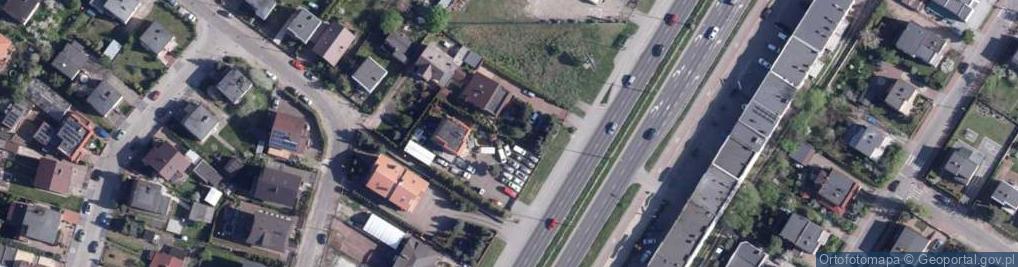 Zdjęcie satelitarne Usługi Transportowe Import Export Skup i Sprzedaż Samochodów Sosnowski Anadrzej