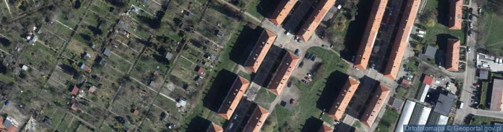 Zdjęcie satelitarne Usługi Transportowe Ślusarsko-Mechaniczne Porębski Zbigniew