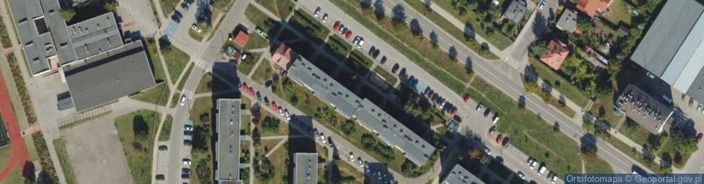 Zdjęcie satelitarne Usługi Transportowe Wózki Widłowe