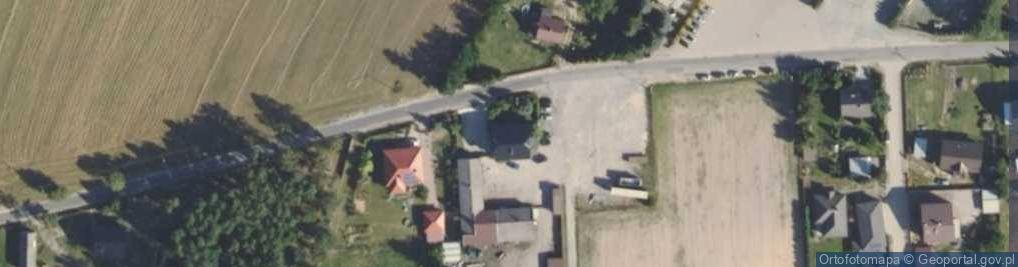 Zdjęcie satelitarne Usługi Transportowe - Zrąbkowanie Drewna Trzęsowski Ferdynand