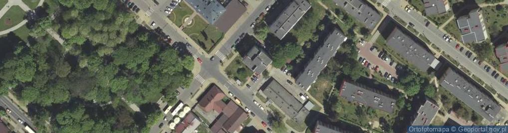 Zdjęcie satelitarne Usługi Transportowo-Handlowe - Ligaj Tadeusz
