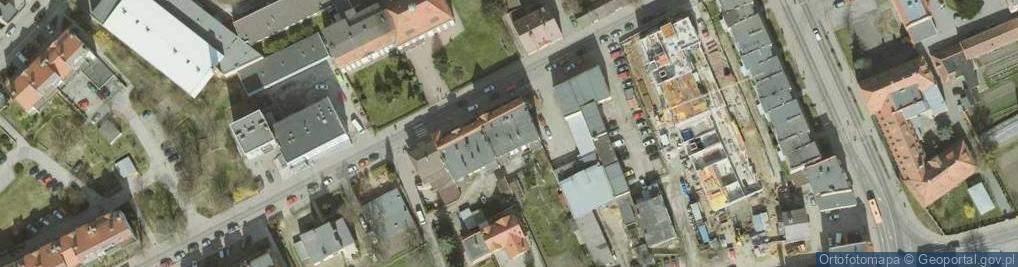 Zdjęcie satelitarne Usługi - Utrzymanie Czystości w Budynkach i Terenach Zielonych Grzegorz Zimniak