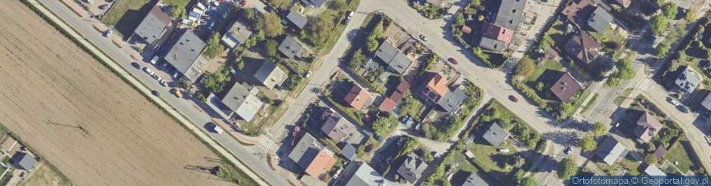 Zdjęcie satelitarne Usługowo Handlowy i Obróbka Drewna