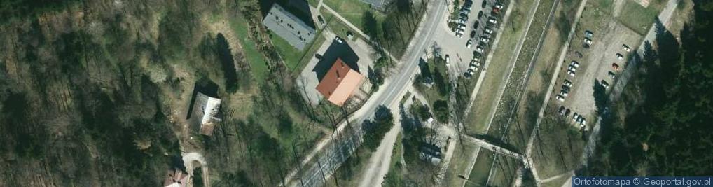 Zdjęcie satelitarne Uzdrowiskowa OSP w Rymanowie Zdroju