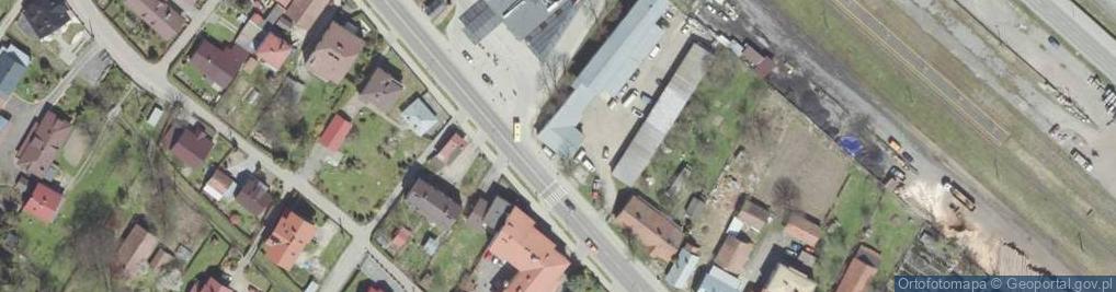 Zdjęcie satelitarne Varia Komis Artykułów Przemysłowych Zbigniew Reś i Augustyn Ryś