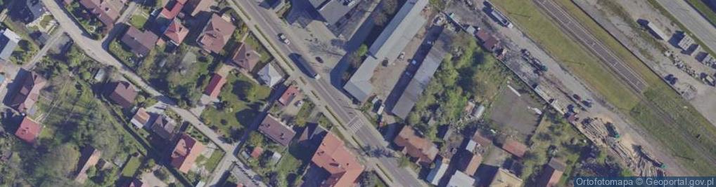 Zdjęcie satelitarne Varia Komis Artykułów Przemysłowych Zbigniew Reś i Augustyn Ryś