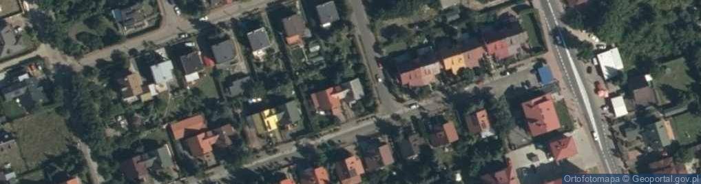 Zdjęcie satelitarne Vera Press P H U Kolportaż Prasy Książki Ex Imp Dobska Dąbrowska