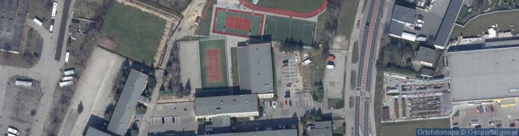 Zdjęcie satelitarne VI Liceum Ogólnokształcące w Zespole Szkół Technicznych