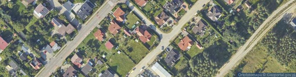 Zdjęcie satelitarne Via Antica