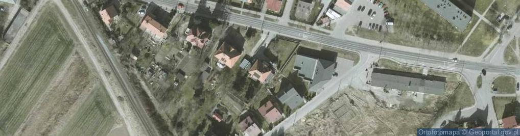 Zdjęcie satelitarne Wachowska K.Sklep "Jarzynka", Ząbkowice Śl.