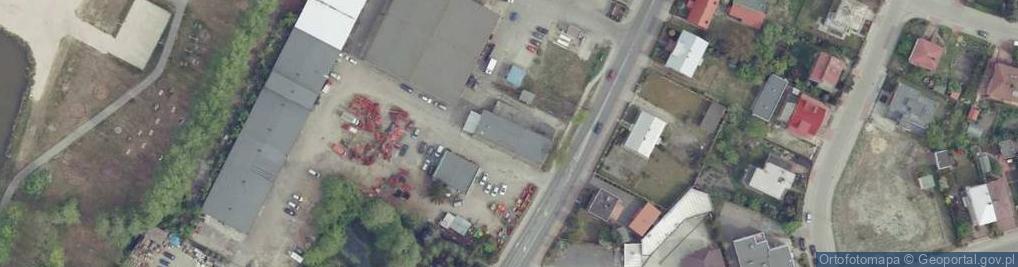 Zdjęcie satelitarne Wal- Pasz Przedsiębiorstwo Produkcyjno- Handlowe Grażyna Taperek 09-100 Płońsk ul.Wyszogrodzka 22