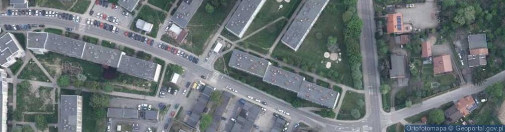 Zdjęcie satelitarne Waldi, Kramek, Złotoryja