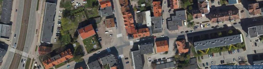 Zdjęcie satelitarne Wapólnota Mieszkaniowa nr 79 Nieruchomości przy ul.Lotniczej 7 w Elblągu