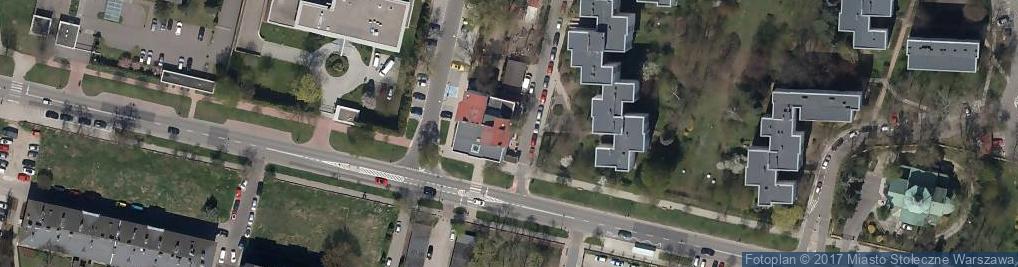Zdjęcie satelitarne Warsaw Montessori School