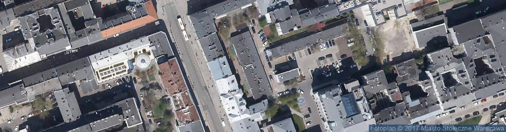 Zdjęcie satelitarne Warszawska