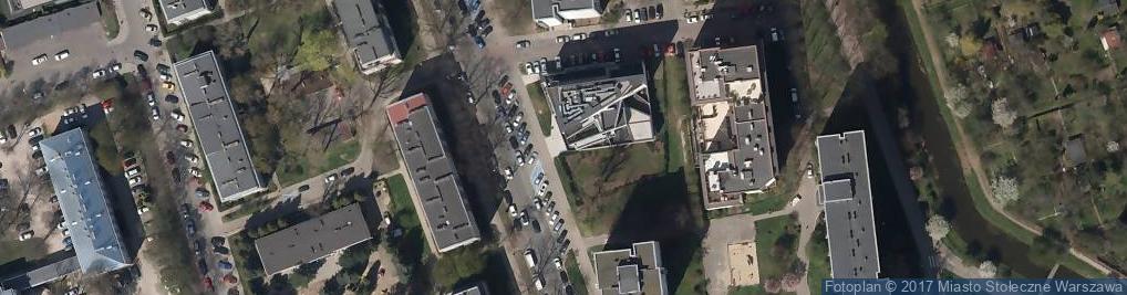 Zdjęcie satelitarne Warszawskie Centrum Finansowe