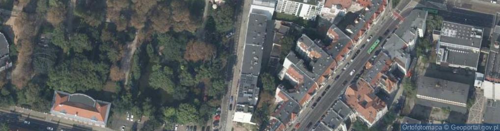 Zdjęcie satelitarne Wielkopolski Związek Leśników Polskich