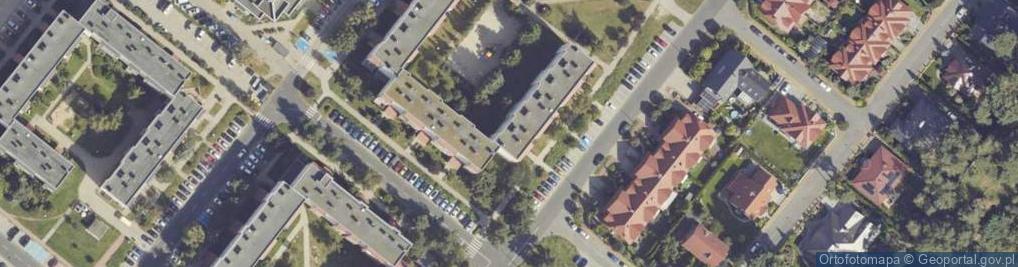 Zdjęcie satelitarne Wielkopolskie Biura Wycena i Obrót Nieruchomościami Technologiczno Konstrukc Grażyna Bąk Horała Leszno