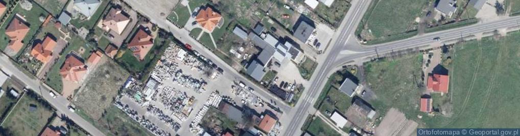 Zdjęcie satelitarne Wielobranżowe Przedsiębiorstwo Produkcyjno - Usługowe Exgum Mirosław Pater