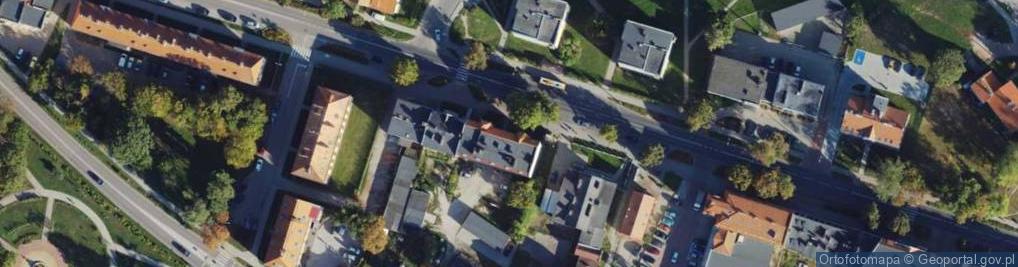 Zdjęcie satelitarne Wielobranżowy Punkt Sprzedaży