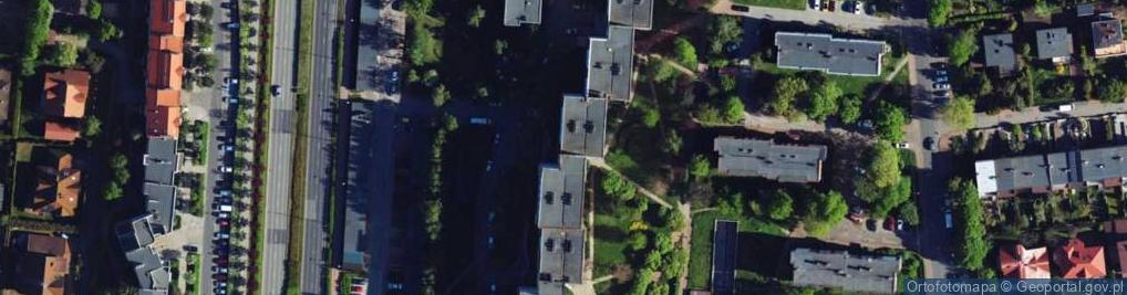 Zdjęcie satelitarne Wiesława Zawada Przedsiębiorstwo Produkcyjno-Handlowe Aida