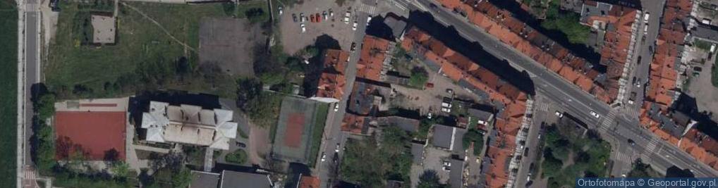 Zdjęcie satelitarne Wikies, Wikiera, Legnica