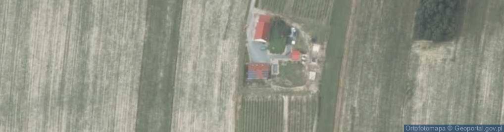 Zdjęcie satelitarne Winnica Zacisze Tłuczań┃Paweł Turek┃ Winnica zrodzona z miłości