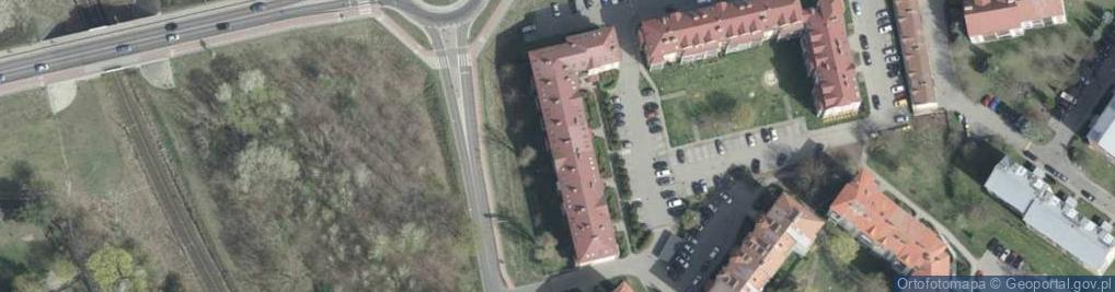 Zdjęcie satelitarne Wioleta Zieleniewska Usługi Cukiernicze