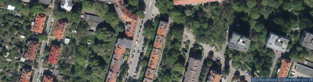 Zdjęcie satelitarne Wiśniowiecki B., Wrocław