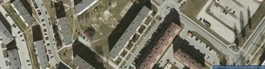 Zdjęcie satelitarne Włodarek B., Jelcz-Laskowice