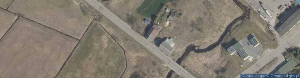 Zdjęcie satelitarne Włodzimierz Dmitruk Młyn Gospodarczy Orlanka w Orli Włodzimierz Dmitruk
