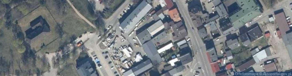 Zdjęcie satelitarne Wojciech Daroszewski Komornik Sądowy Rewiru i przy Sądzie Rejonowym w Bytowie