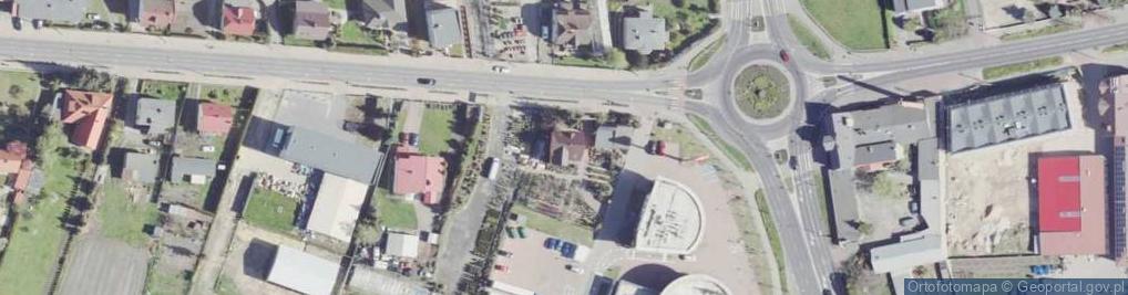 Zdjęcie satelitarne Wojdowski Włodzimierz Handel Okrężny i Centrum Ogrodnicze Flora