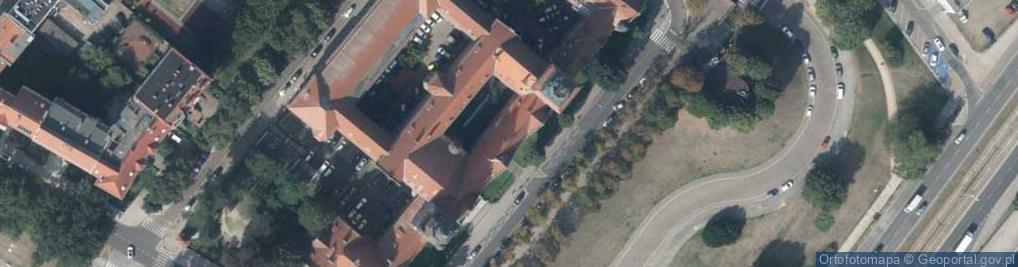Zdjęcie satelitarne Wojewódzki Inspektorat Jakości Handlowej Artykułów Rolno Spożywczych w Szczecinie
