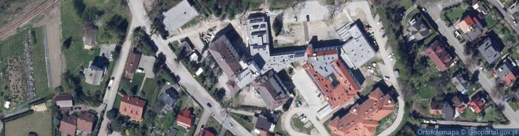 Zdjęcie satelitarne Wojewódzki Szpital Psychiatryczny w Andrychowie