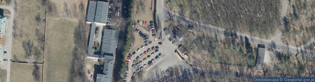 Zdjęcie satelitarne Wojewódzki Zespół Zakładów Opieki Zdrowotnej Centrum Leczenia Chorób Płuc i Rehabilitacji w Łodzi