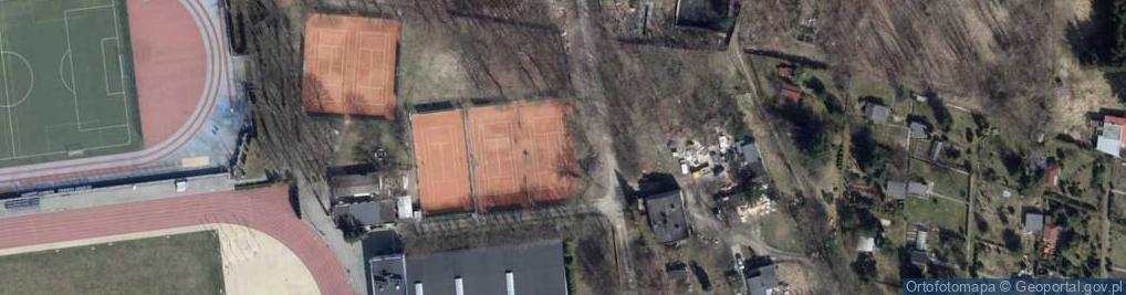 Zdjęcie satelitarne Wojewódzki Związek Tenisowy w Łodzi
