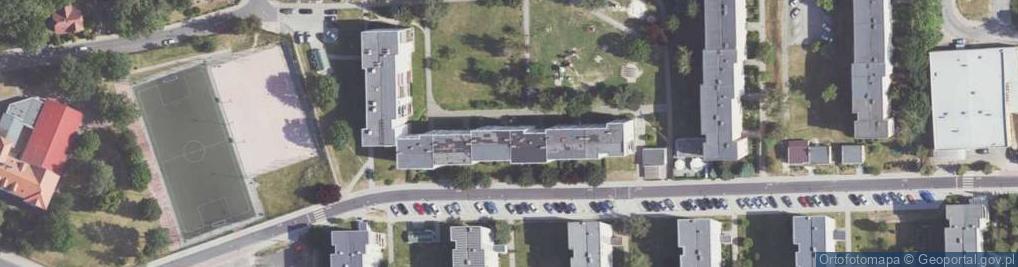 Zdjęcie satelitarne Wojna Jan Naprawa Maszyn do Szycia, Bogatynia