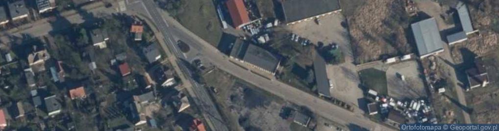 Zdjęcie satelitarne Wspólnota Lokalowa Nieruchomości przy PL.650-Lecia nr 1 w Złocieńcu