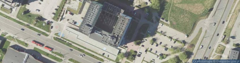 Zdjęcie satelitarne Wspólnota Lokalowa, ul.Wallenroda 2F w Lublinie