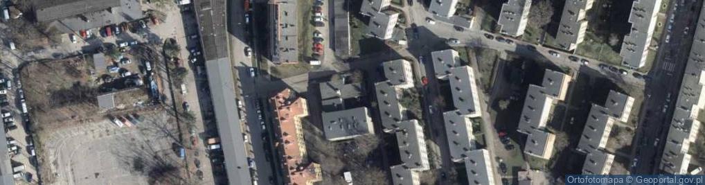 Zdjęcie satelitarne Wspólnota Mieszkaniowa 0218 przy ul.Kołłątaja 31 of Prawa w Szczecinie