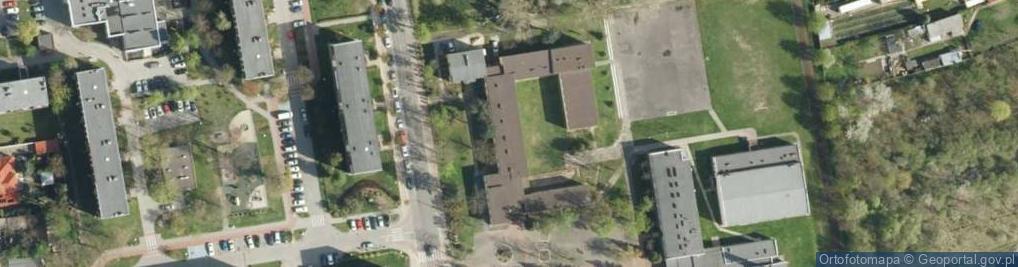 Zdjęcie satelitarne Wspólnota Mieszkaniowa 21-100 Lubartów ul.1 Maja 84