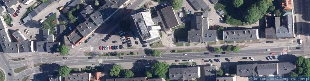 Zdjęcie satelitarne Wspólnota Mieszkaniowa 6042 przy ul.Piłsudskiego nr 8.w Koszalinie