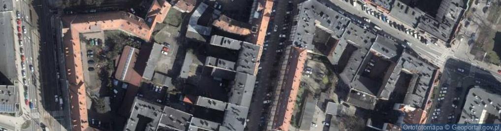 Zdjęcie satelitarne Wspólnota Mieszkaniowa Al.Boh.Warszawy 107, 108, 109, 110, 111, ul.Garncarska 4, 5, 6, ul.Jagiellońska 31 70-371 Szczecin