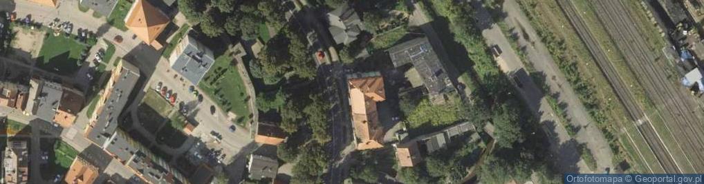 Zdjęcie satelitarne Wspólnota Mieszkaniowa Aleja Wojska Polskiego 13 we Lwówku Śląskim