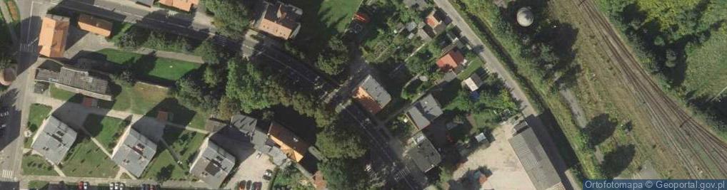 Zdjęcie satelitarne Wspólnota Mieszkaniowa Aleja Wojska Polskiego 8 w Lwówku Śląskim